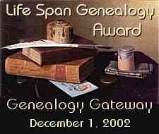 LifeSpan Genelaogy Award