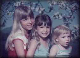 Kristi, Amy, Kimberly McGowan taken 1982