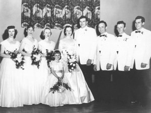Rapp Wedding Party 1956